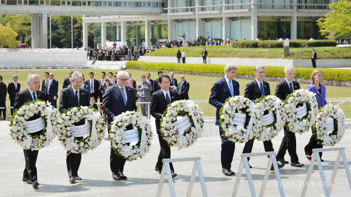 Kerry, primer secretario de Estado de EU que visita Hiroshima