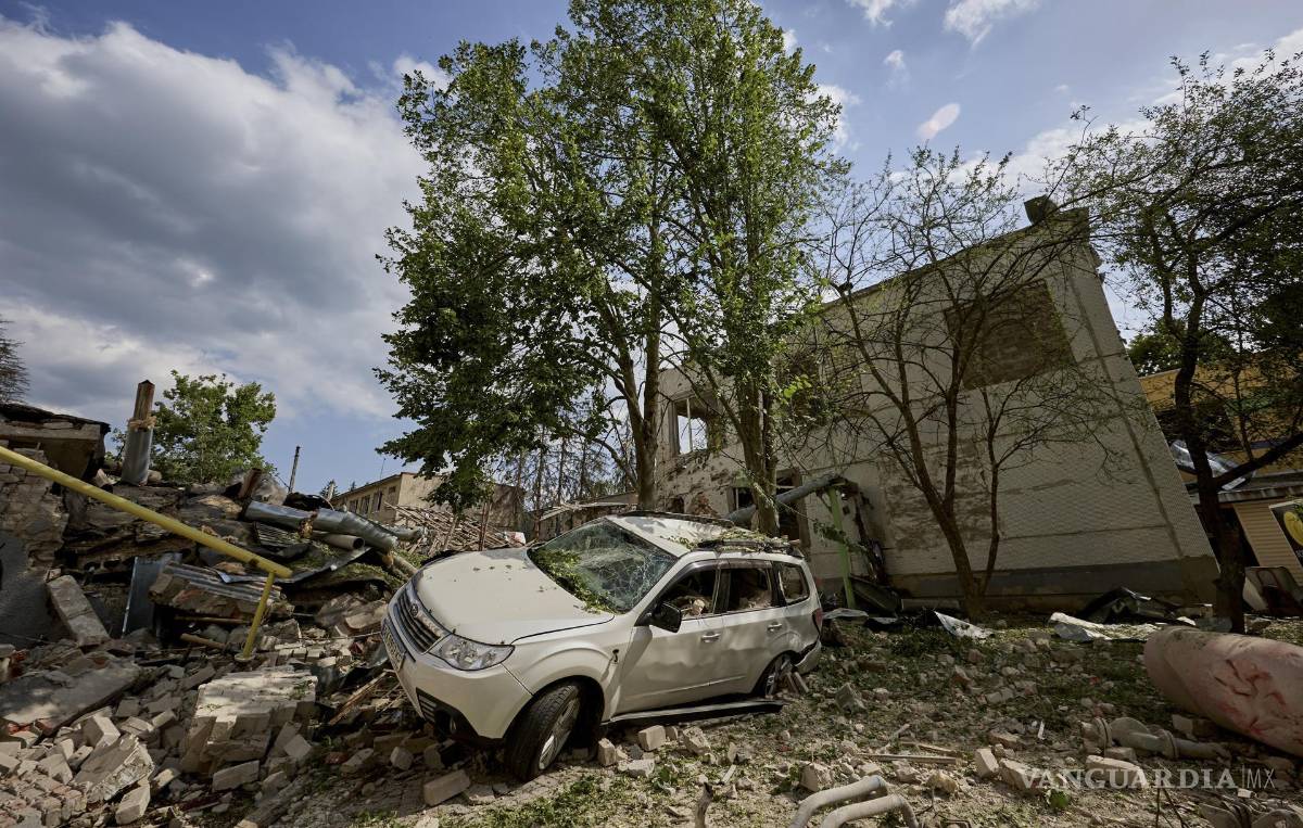 $!Imagen de los daños causados por los ataques rusos del sábado.