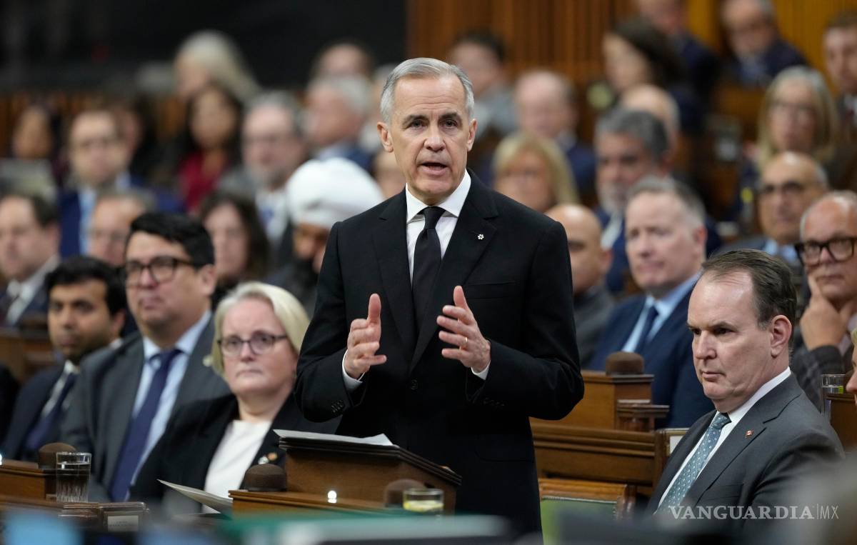 $!El primer ministro Mark Carney habla en la Cámara de los Comunes en Ottawa.
