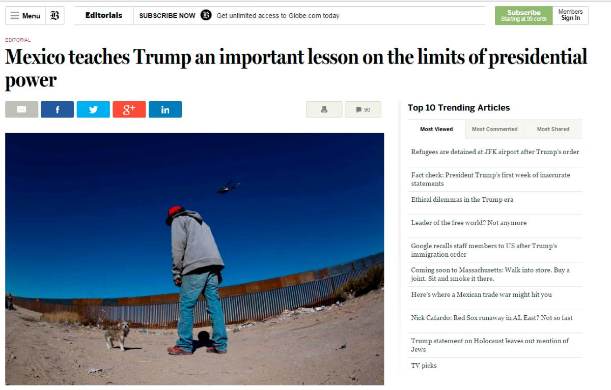 $!Ignorante, neófito y peligroso; así califican a Trump diarios de EU por su actitud con México