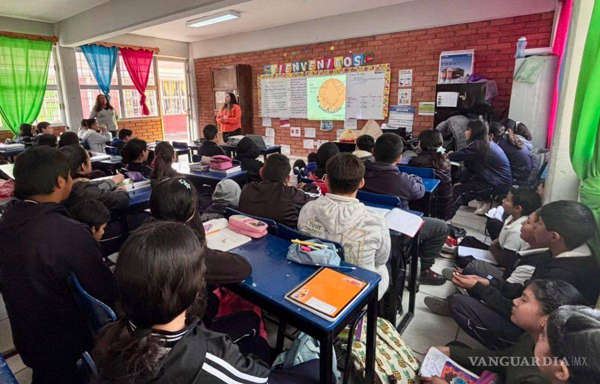 $!Comparten mensaje con estudiantes en primaria de la colonia Analco.