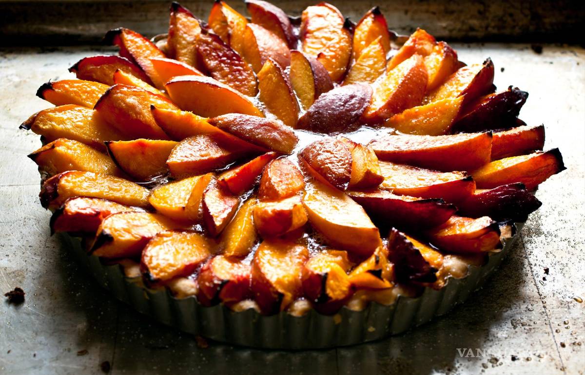 $!Receta de tarta de nectarina.