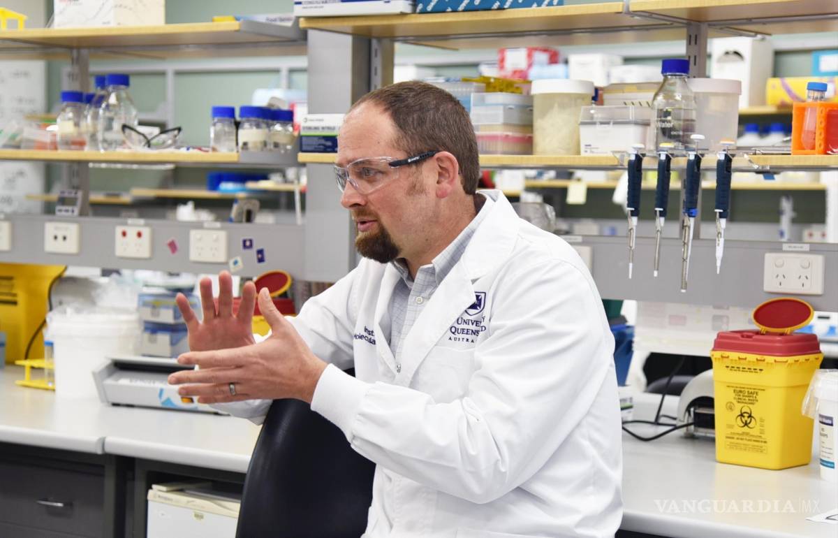 $!El doctor Nathan Palpant explicando el descubrimiento. EFE/The University of Queensland/Victor Chang Cardiac Research Institute