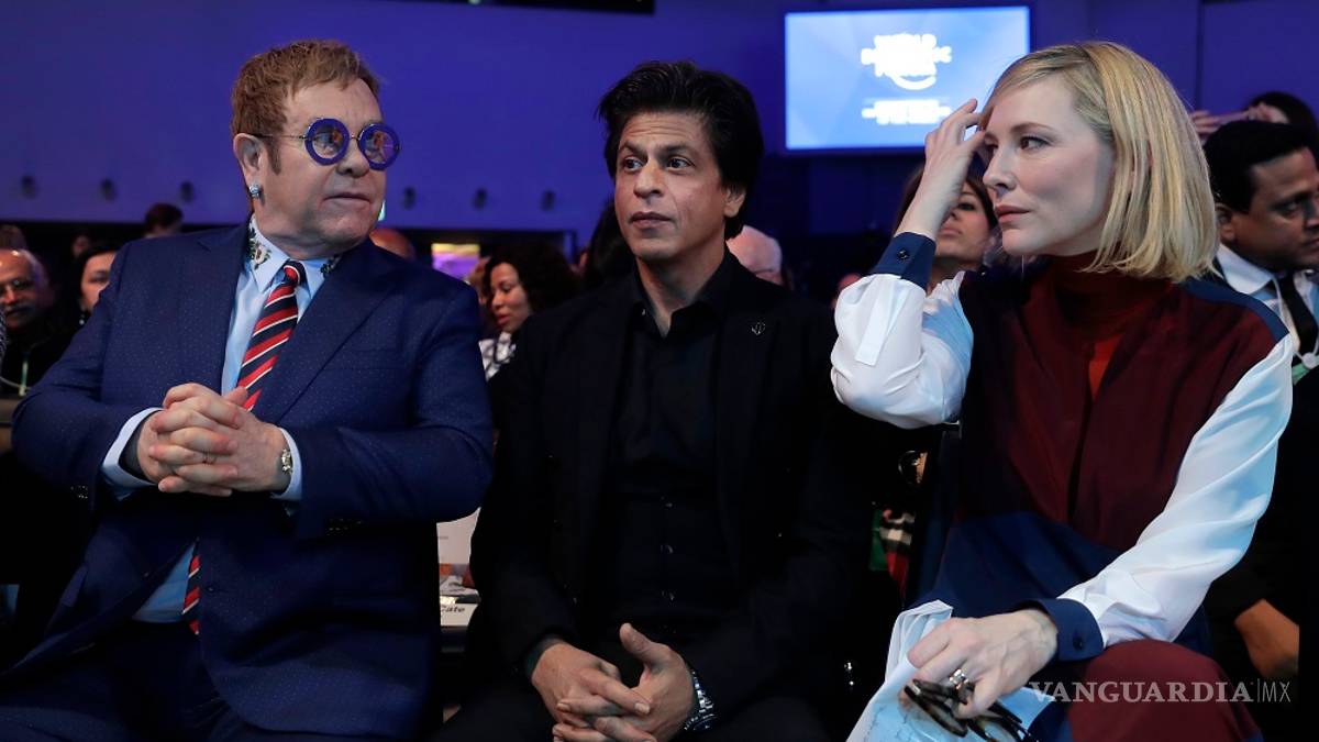 Premian a Cate Blanchett, Elton John y a Shah Rukh Khan en Davos 2018