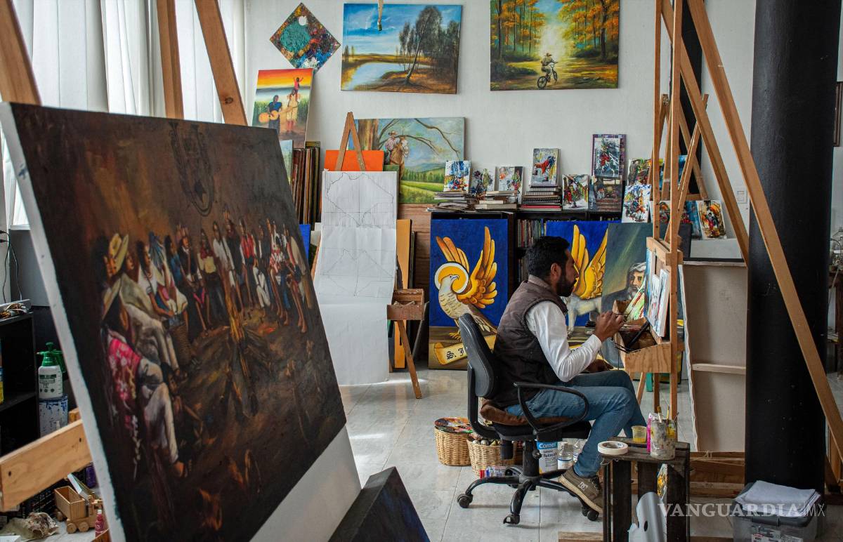 $!Un estudiante en el Centro Cultural Independiente ArTex de San Juan Chamula, Chiapas (México).