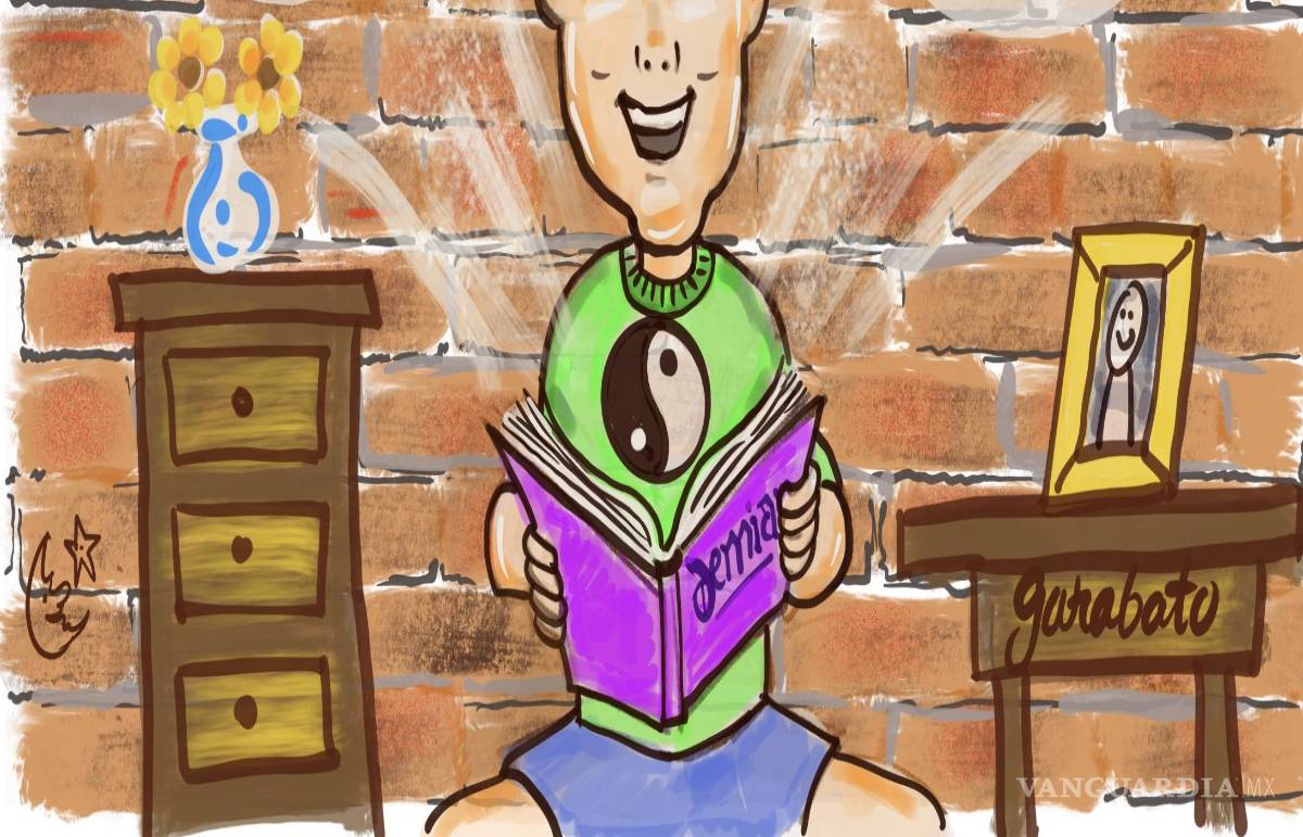 $!Leyendo de niño a Demian, de Hermann Hesse, que con La Luna como cómplice redireccionó mi vida a los 14 años. Ilustración por Garabato, artista de Shihuahua.