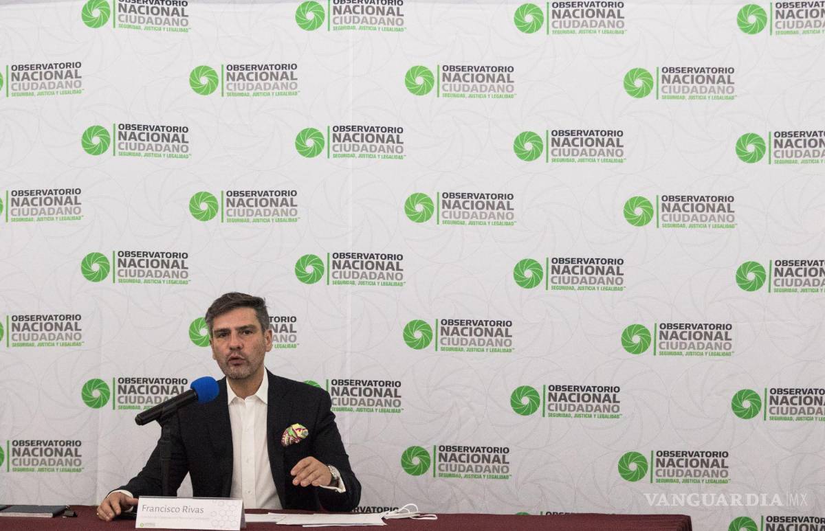 $!Francisco Rivas, director del ONC, subraya que en ningún momento se ha contenido el homicidio y otros delitos han crecido de manera desmedida.