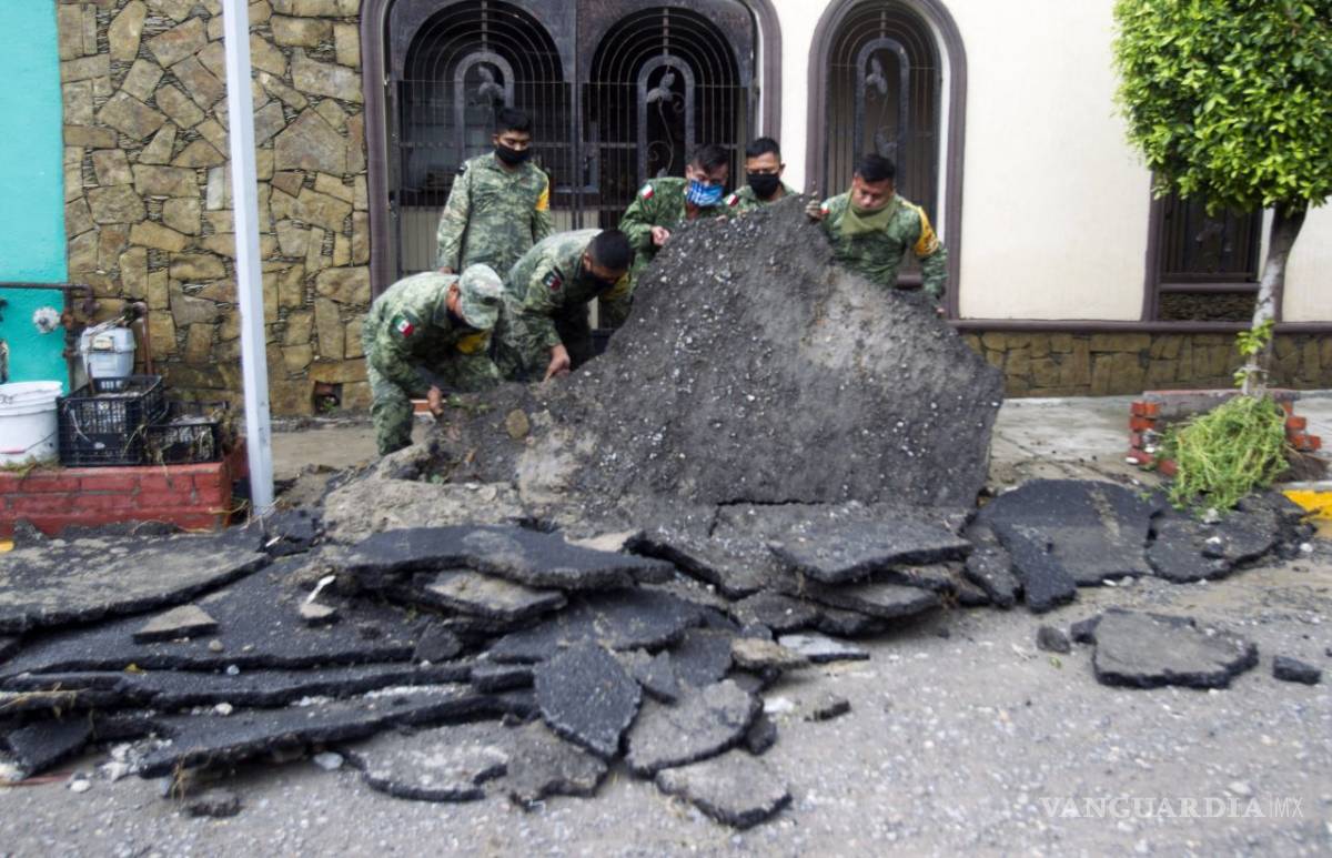 $!Huracán Hanna deja destrucción y desolación en su paso por Tamaulipas, Nuevo León y Coahuila (fotos)