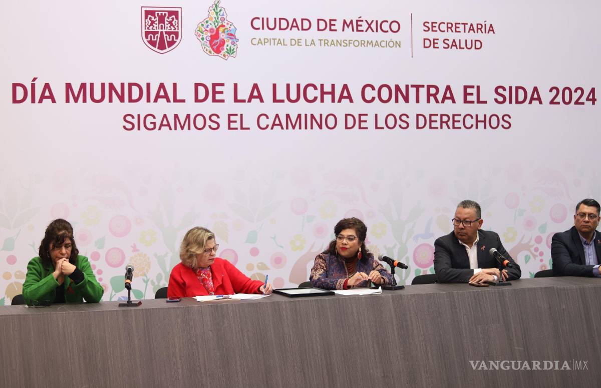 $!La jefa de Gobierno de CDMX, Clara Brugada, anunció la creación de nuevas clínicas y centros de salud para la atención a las personas que padezcan VIH/Sida.