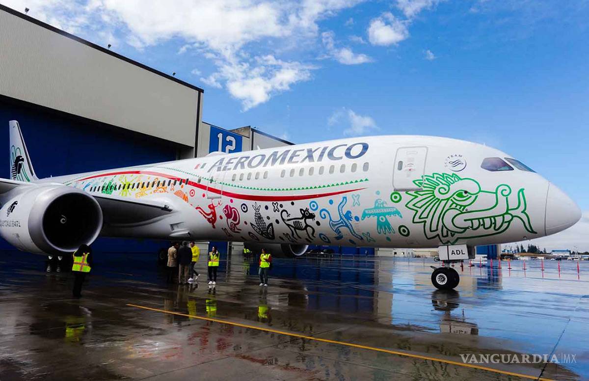 $!Conoce a "Quetzalcóatl", primer Boeing 787-9 Dreamliner de Aeroméxico (fotos)