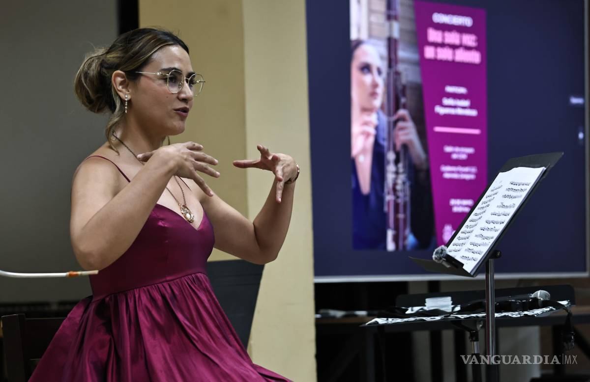 $!Un sonido especial: Sofía Figueroa comparte la belleza del fagot en concierto en Saltillo