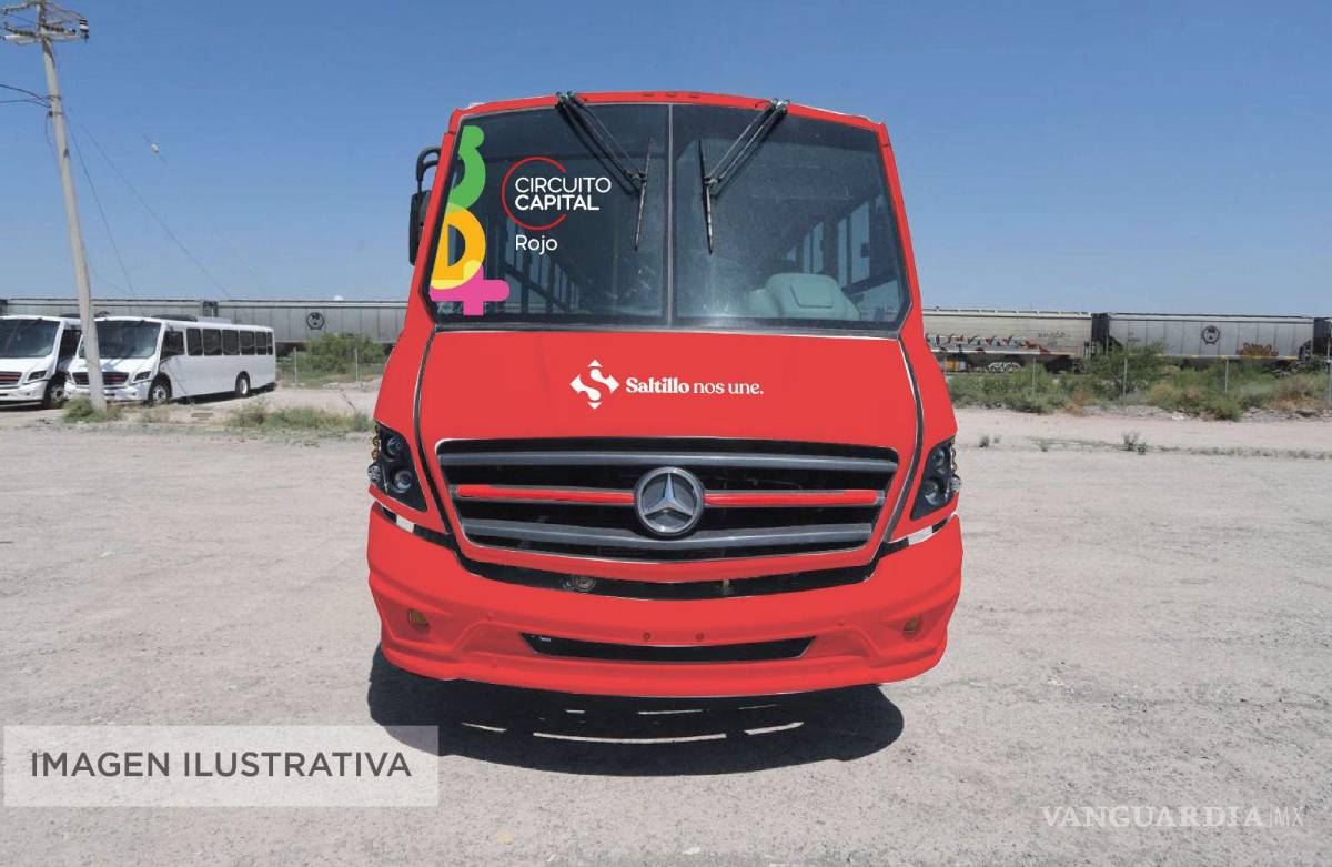 $!El color rojo en el frente será distintivo de la ruta “Circuito Capital”.