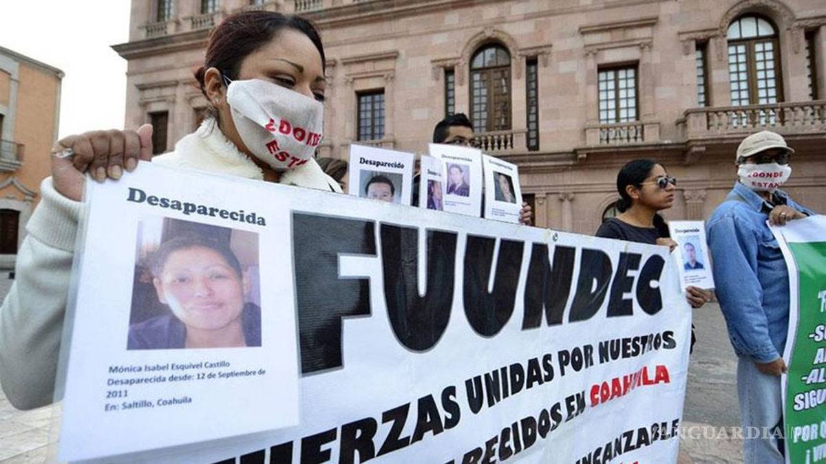 Pobres resultados de Fiscalía para Desaparecidos en Coahuila, dice la Fuundec