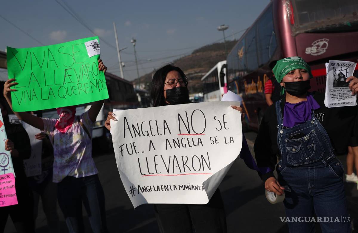 $!Familiares y amigos de María Ángela protestaron en Ciudad de México para exigir su localización.