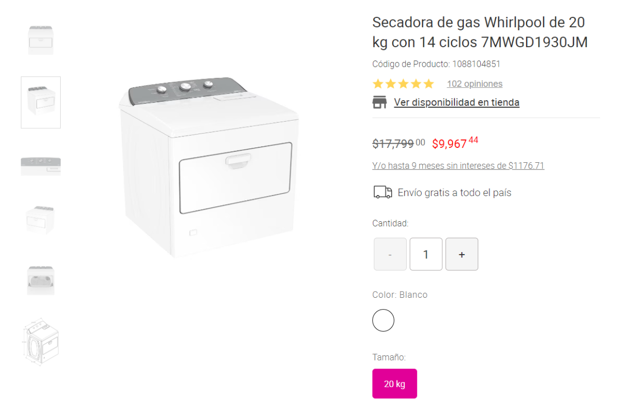 $!Venta Nocturna de Liverpool 2024: Estos son las LAVADORAS y SECADORAS con la mejor oferta