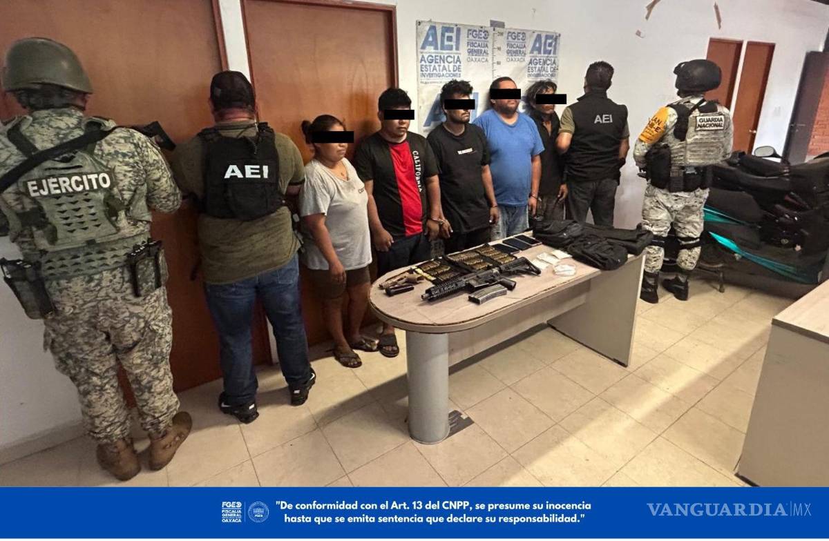 $!Desarticulan banda de secuestro y extorsión en Oaxaca; hay cinco detenidos en el Istmo