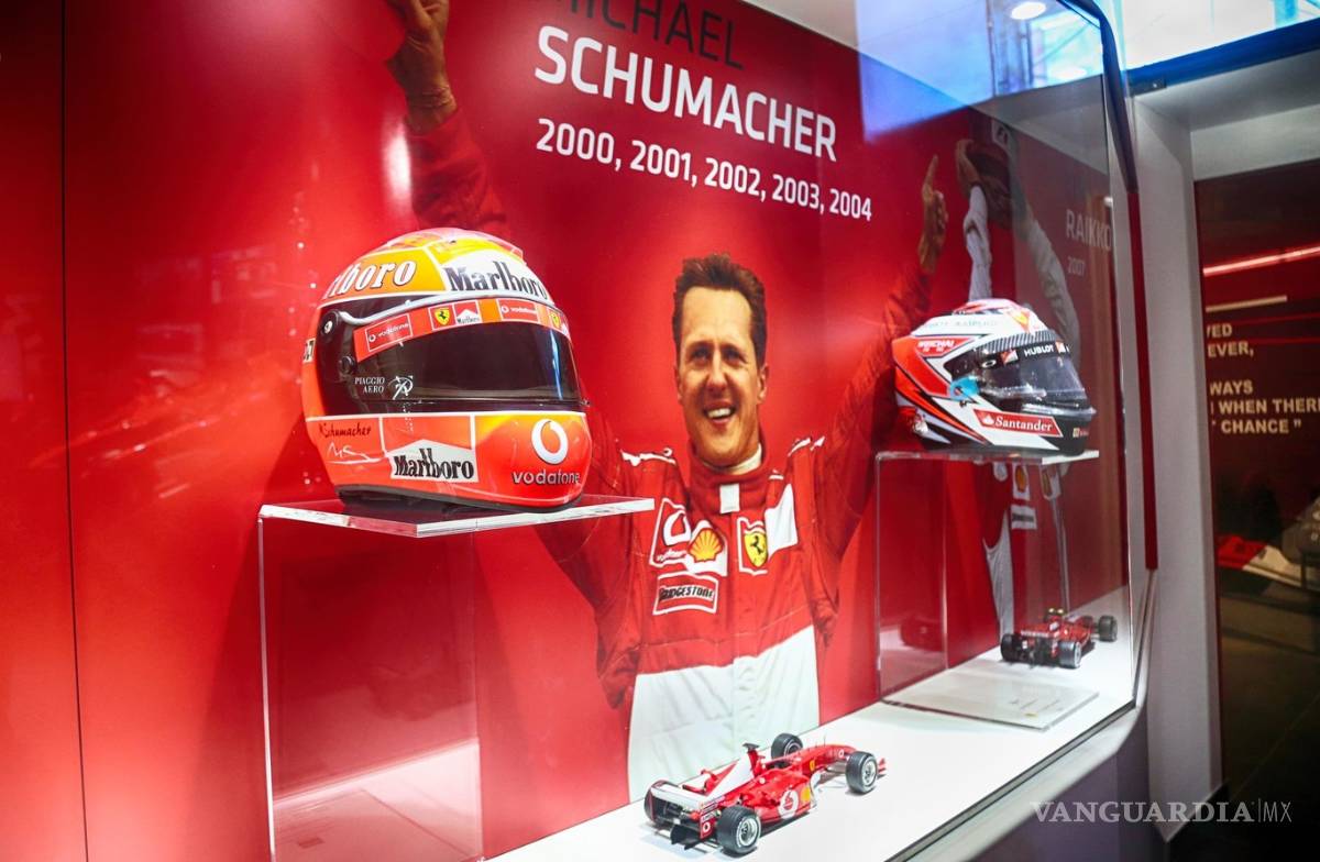 $!A cinco años del accidente, el Museo Ferrari abre la exhibición "Michael 50"