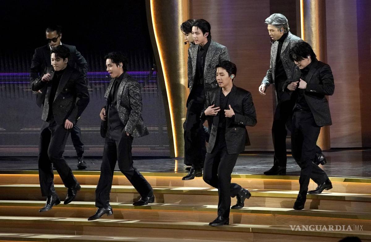 $!Esta fue la tercera presentación de la agrupación de K-Pop en los Grammy.