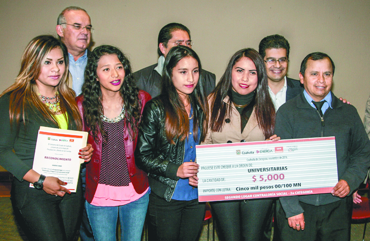 Sefir Coahuila premia a ganadores del concurso Transparencia en Corto