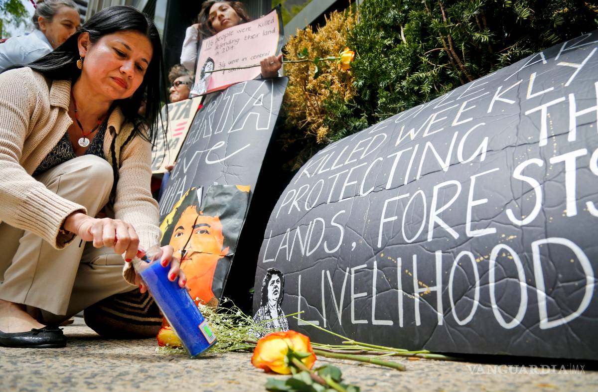 $!Piden justicia para Berta Cáceres en Nueva York