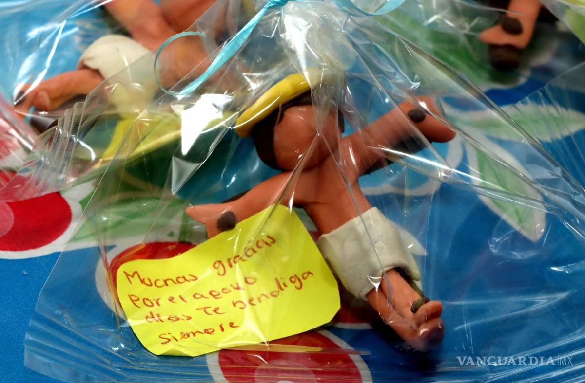 $!A partir de una publicación en redes sociales, el 29 de enero de este año, que mostraba a Noé de Jesús, habitante de Ramos Arizpe, exhortando a la ciudadanía a apoyarlo y recibir a cambio una figura de Cristo hecha de plastilina.