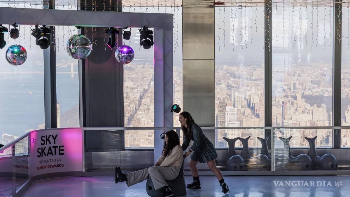 ¿Te gustaría poder patinar sobre el hielo en un rascacielos en Nueva York?
