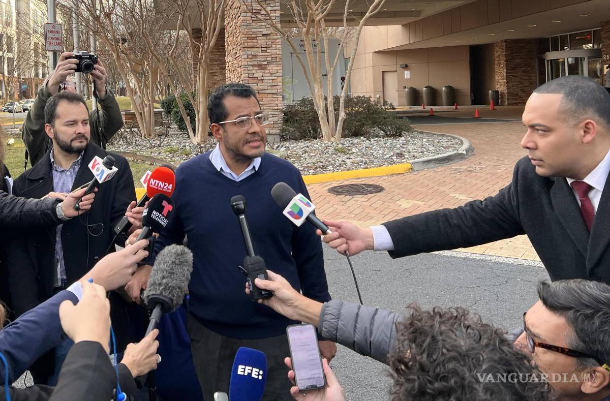 $!9/02/2023. El ex precandidato presidencial nicaragüense Félix Maradiaga, uno de los presos políticos nicaragüenses expulsados de su país a su llegada a EE.UU.