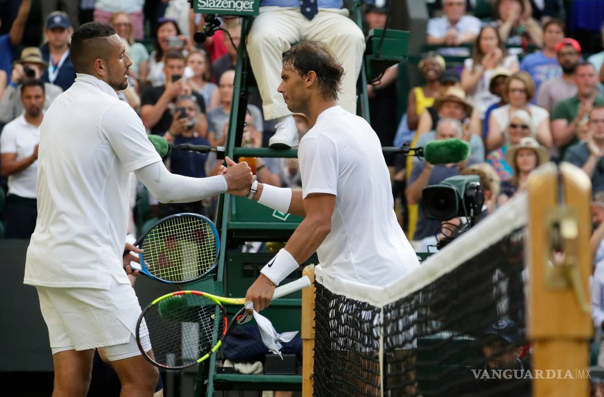 $!Nadal vence a Kyrgios y entierra una pesadilla