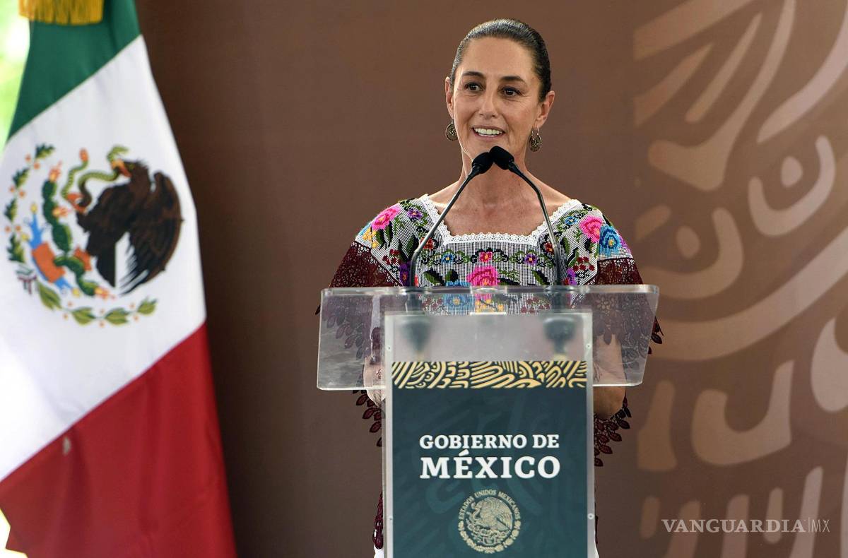 $!La Presidencia de México, de la presidenta electa de México, Claudia Sheinbaum durante un acto protocolario en Bacalar estado de Quintana Roo (México).