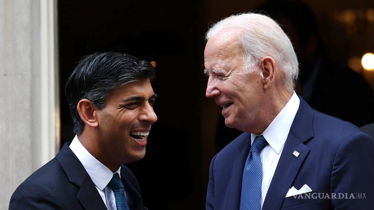 Biden aborda con Sunak la guerra en Ucrania y la crisis climática con Carlos III en su visita a Londres