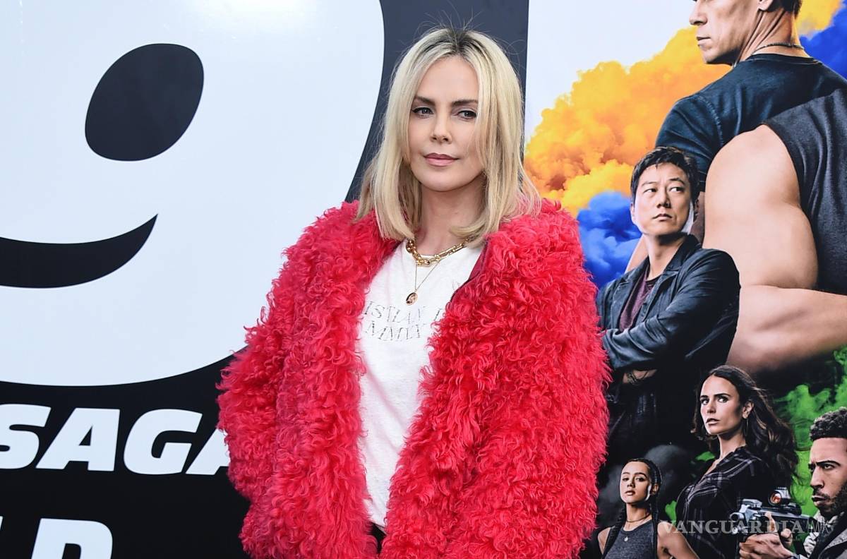 $!Charlize Theron arrives at the Los Angeles premiere of F9: Fast &amp; Furious 9 on June 18, 2021.