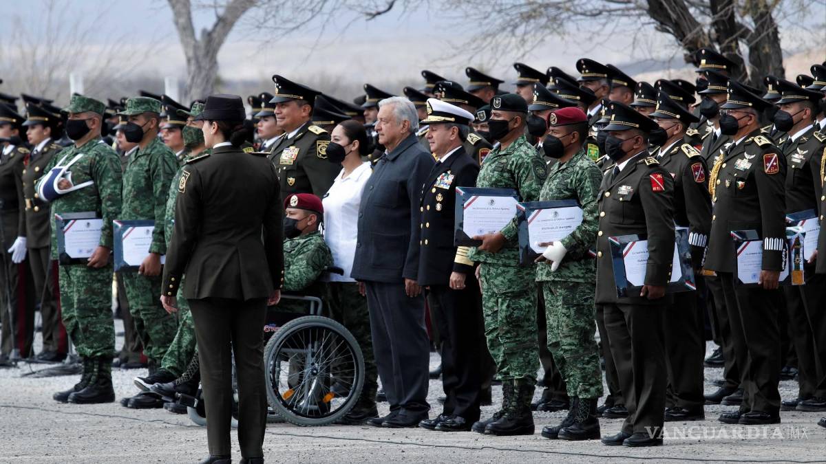 Coahuila: ‘Jamás daré la orden de que se reprima al pueblo’, dice AMLO en Aniversario del Ejército