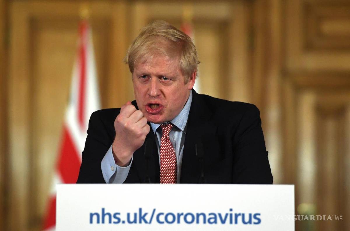 $!El primer ministro británico, Boris Johnson, en una conferencia de prensa en el número 10 de Downing Street en Londres, Gran Bretaña, el 12 de marzo de 2020.