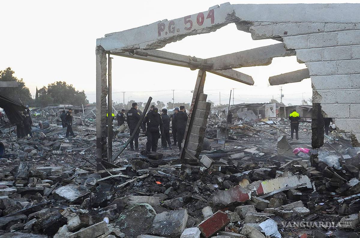 $!Las terribles imágenes que dejó la explosión en Tultepec