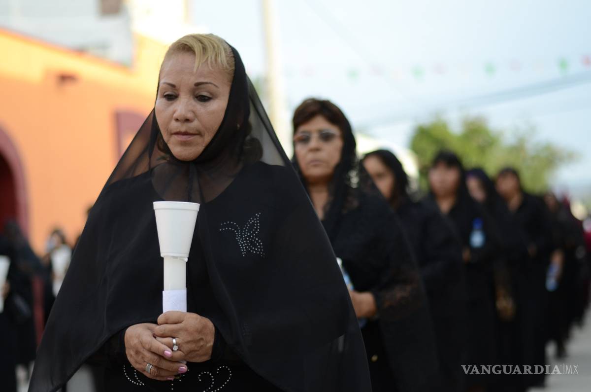 $!Más de 12 mil personas acudieron a Procesión de Silencio en Viesca