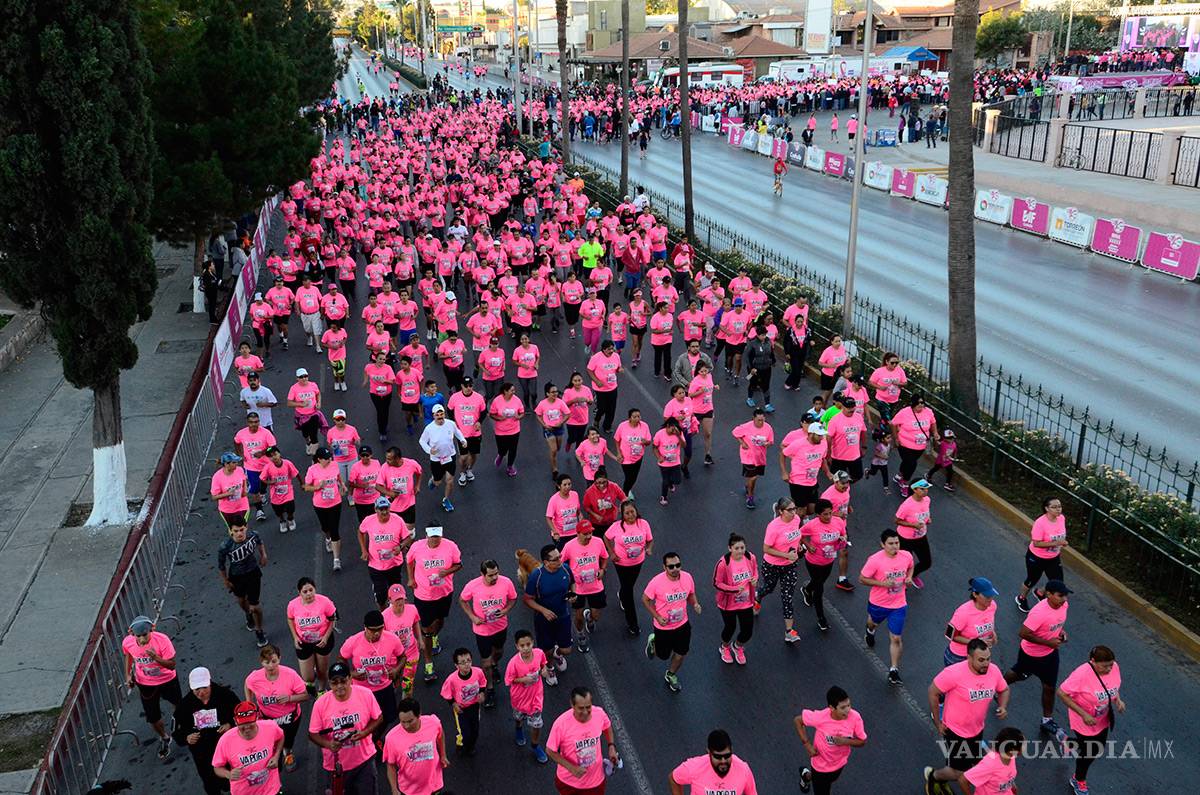 $!Participan más de 9 mil en la carrera Actívate Coahuila 2016 en Saltillo