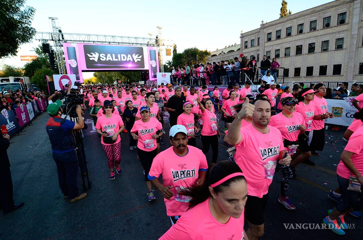 $!Participan más de 9 mil en la carrera Actívate Coahuila 2016 en Saltillo