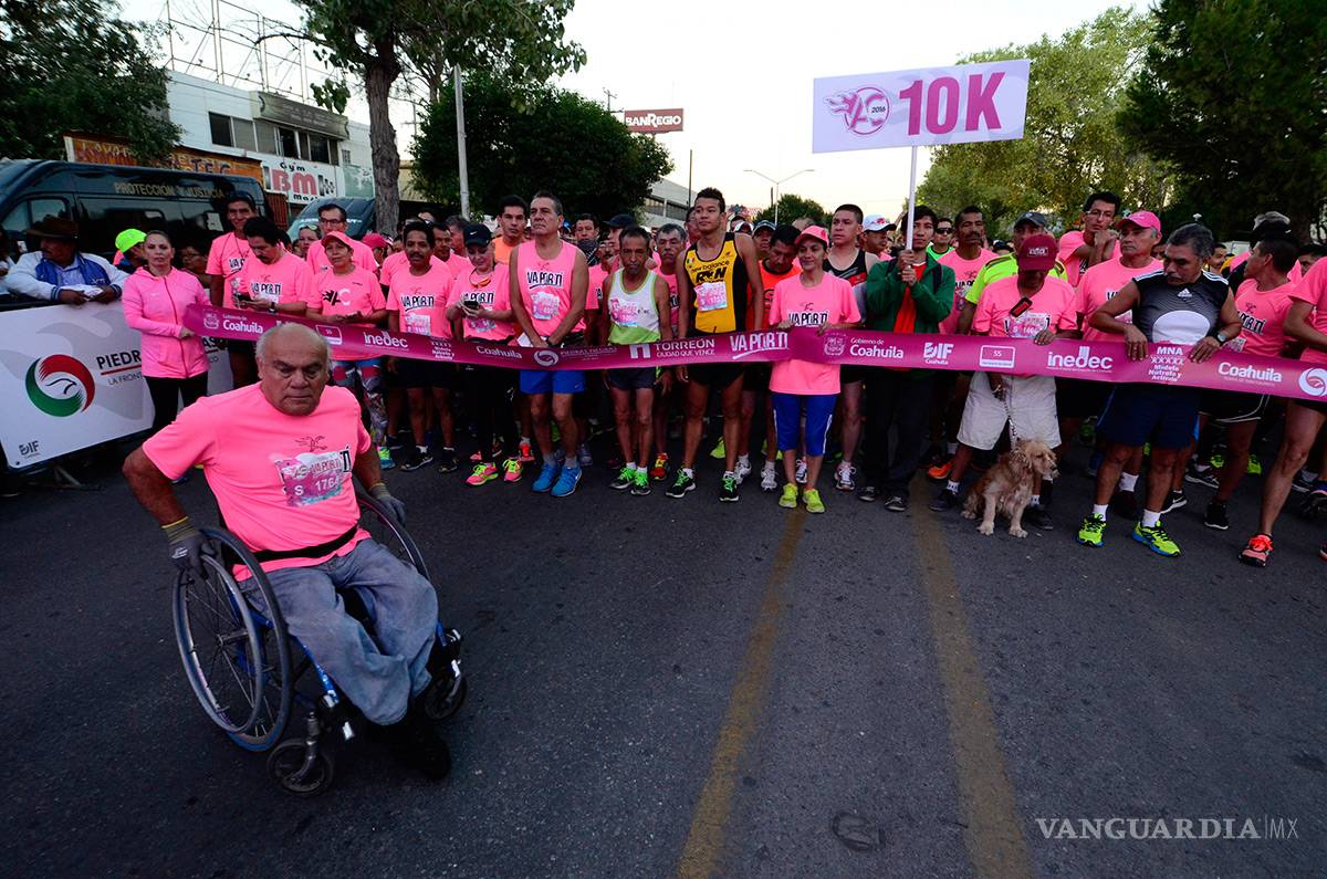 $!Participan más de 9 mil en la carrera Actívate Coahuila 2016 en Saltillo