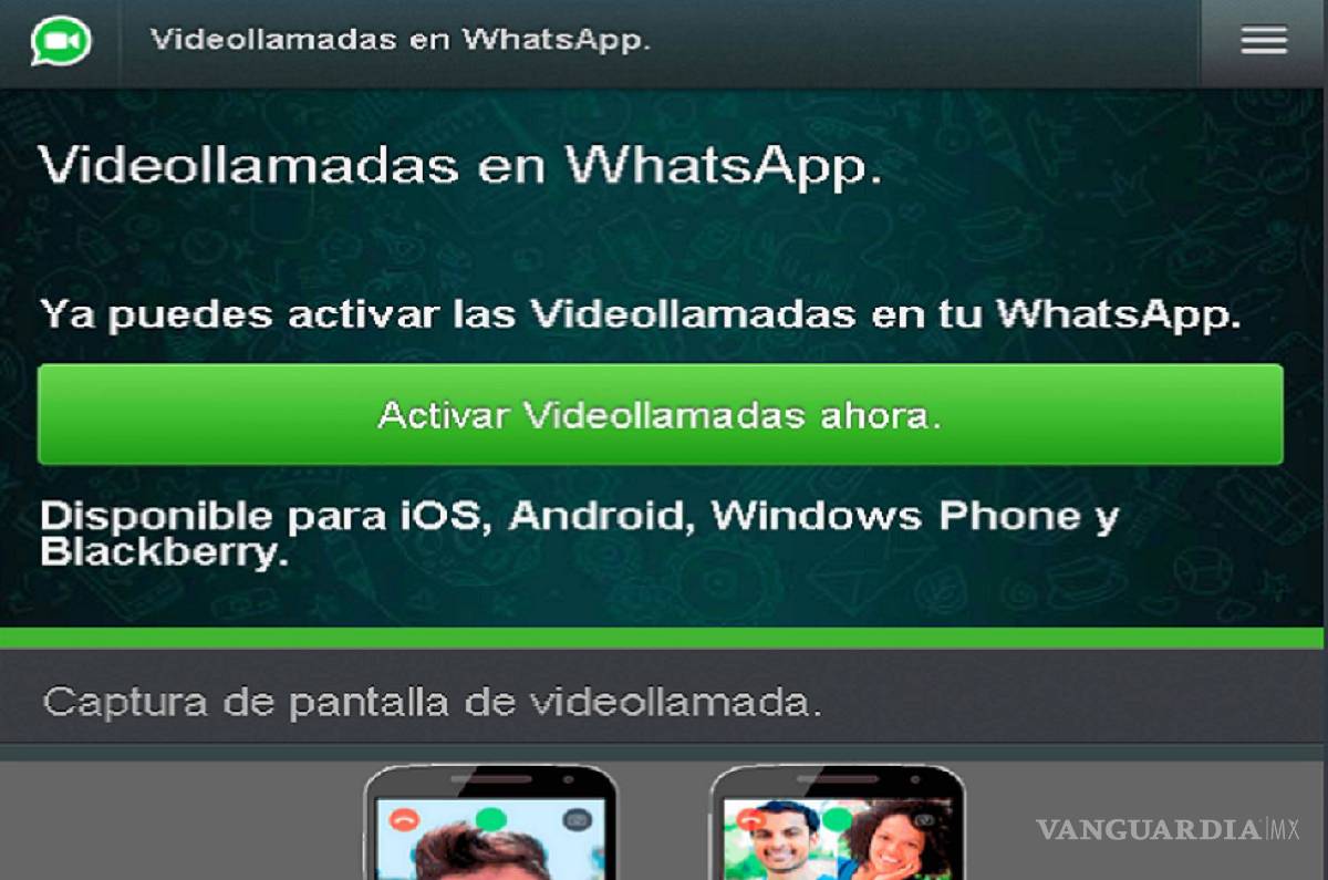$!Alertan de fraude con supuesta notificación de videollamada por Whatsapp