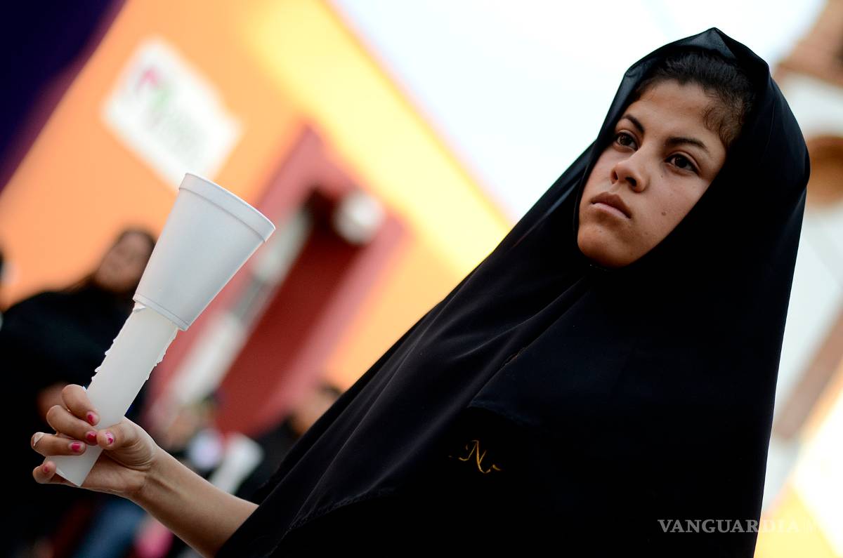 $!Más de 12 mil personas acudieron a Procesión de Silencio en Viesca