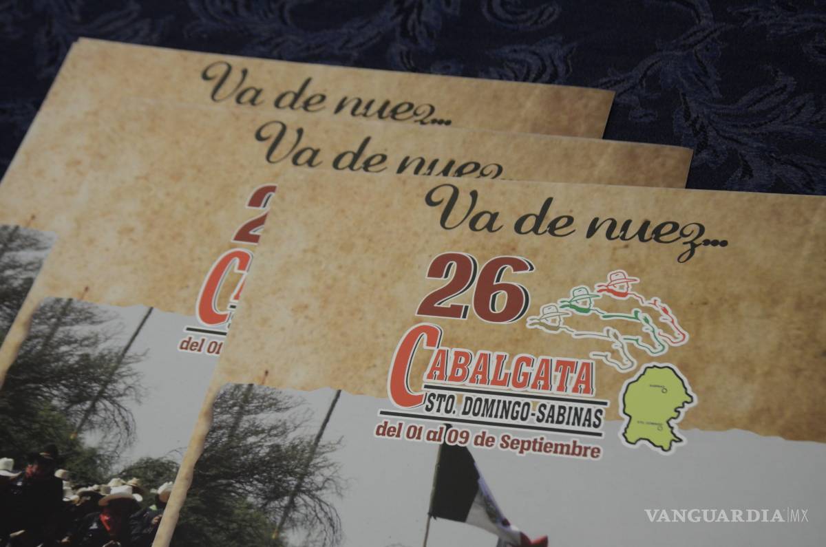 $!Cabalgata Santo Domingo-Sabinas 2017 será en septiembre