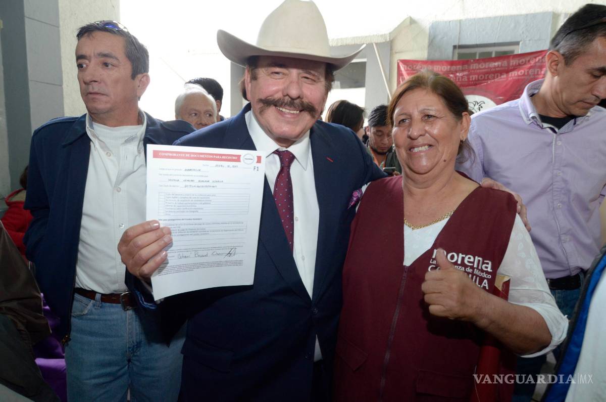 $!Se registra Armando Guadiana a precandidatura por la Gubernatura de Coahuila