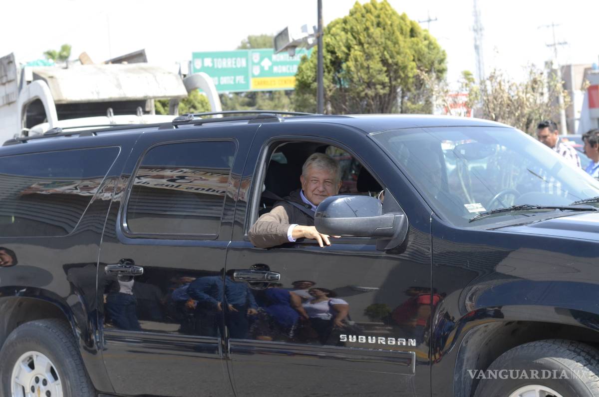 $!"Es Morena incluyente, menos con los Moreira", afirma AMLO en Saltillo