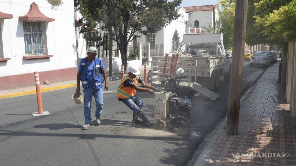 Pagará daños Aguas de Saltillo; causados a nuevo pavimento