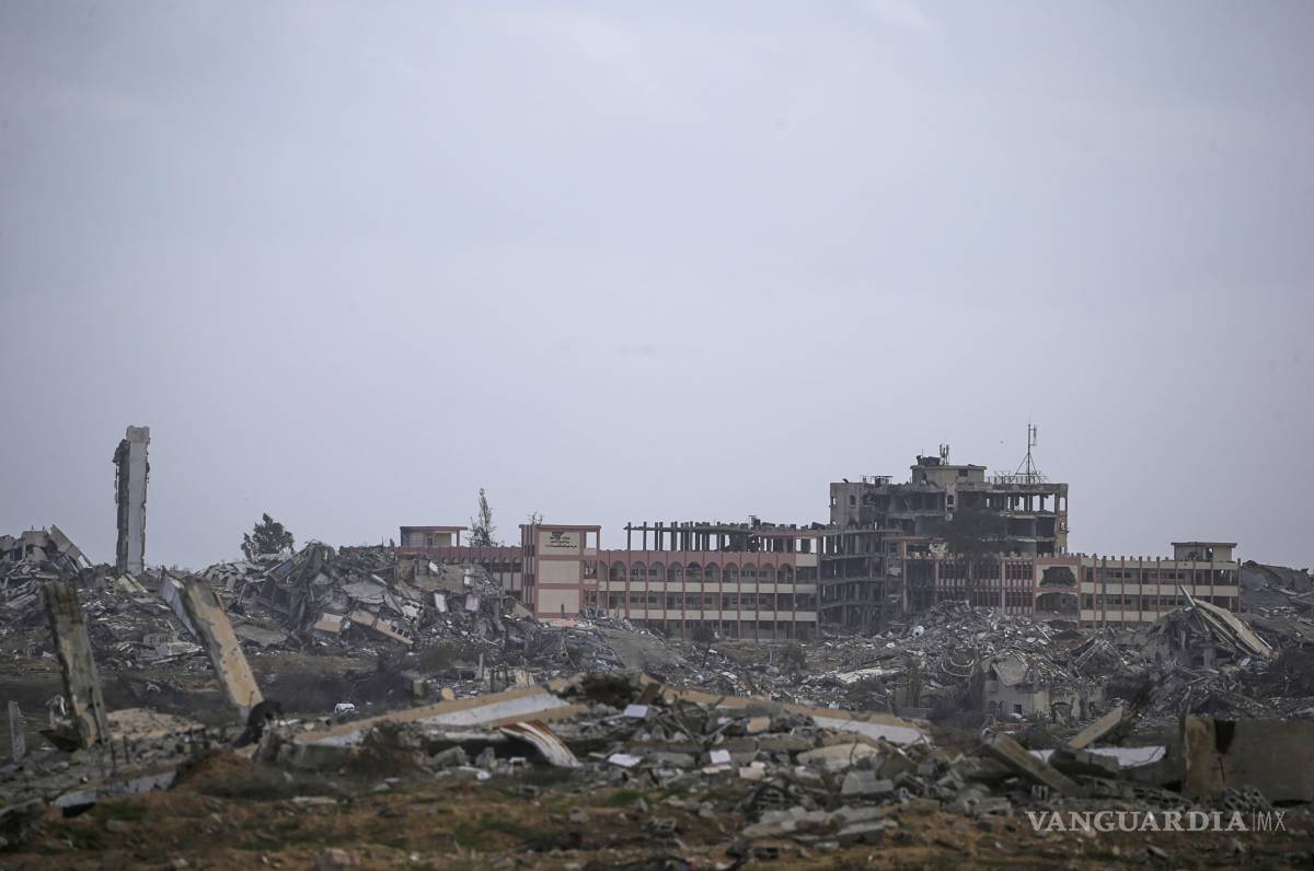 $!Edificios destruidos en la ciudad de Gaza en medio de un alto el fuego entre Israel y Hamás, Franja de Gaza.