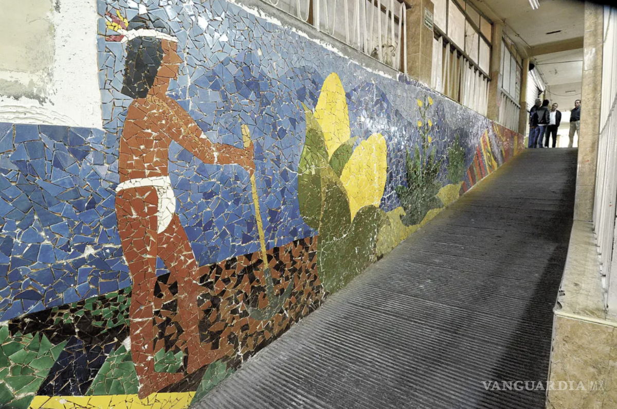 $!El mural escondido del Mercado Juárez