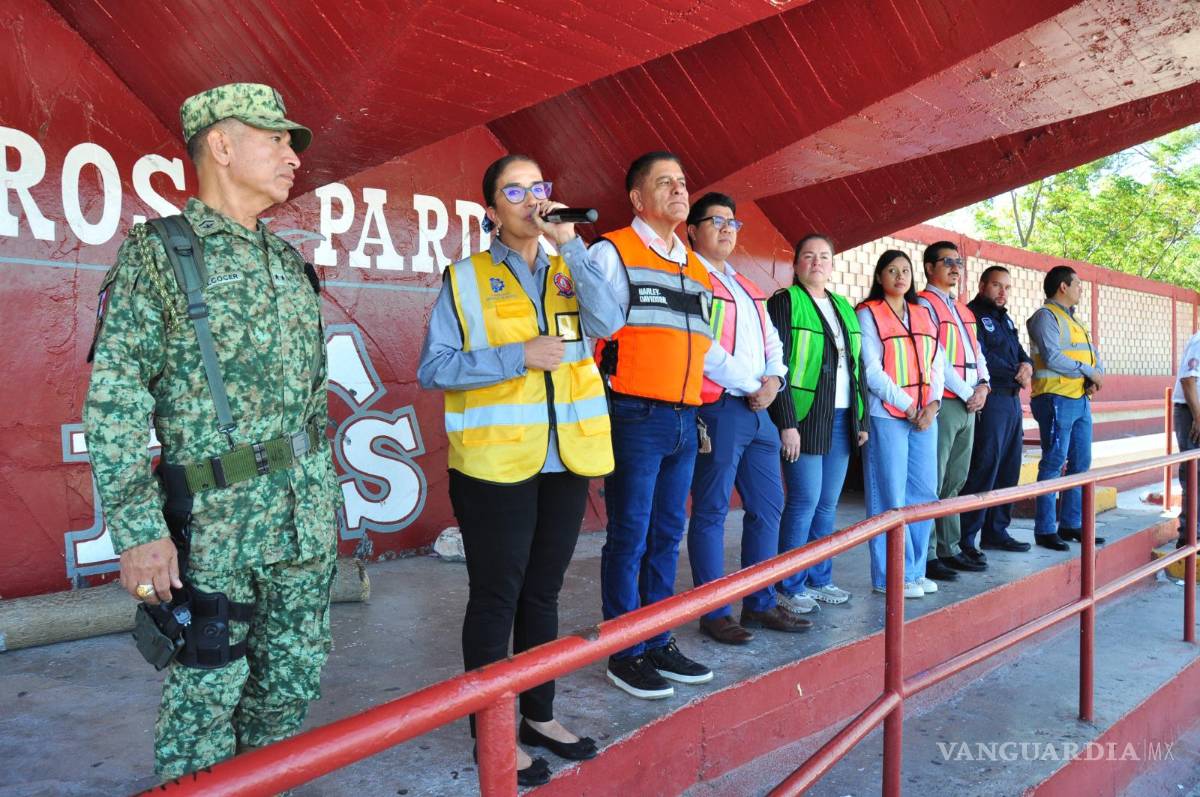 $!Participan más de 4,500 alumnos en simulacro por amenaza de bomba en el Tec de Saltillo