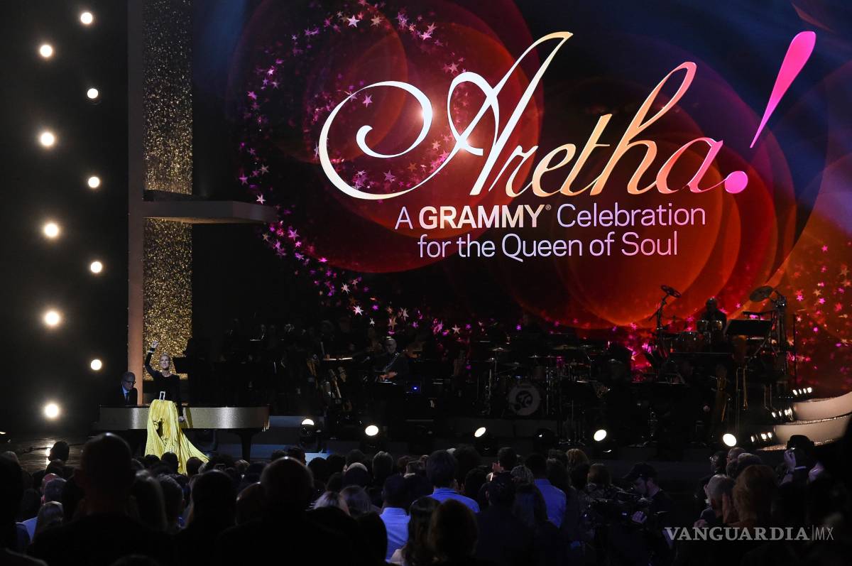 $!Celine Dion rinde tributo a Aretha Franklin en "Aretha! A GRAMMY Celebration For The Queen Of Soul”