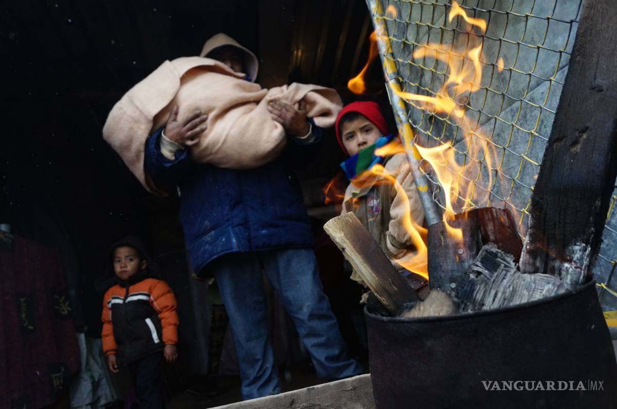 $!Cae aguanieve en Saltillo