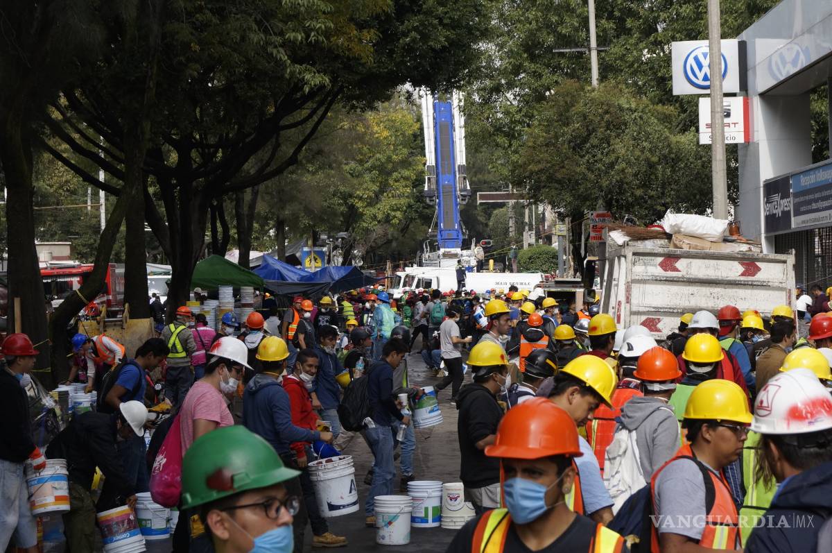 $!Rescatistas saltillenses de Topos Azteca Birtán Noreste en la CDMX (Cobertura Vanguardia)